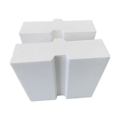 白アル2O3 含量 % 4% 形状の溶融型鋳造 AZS 36 グラス溶融炉のための覗き穴ブロック