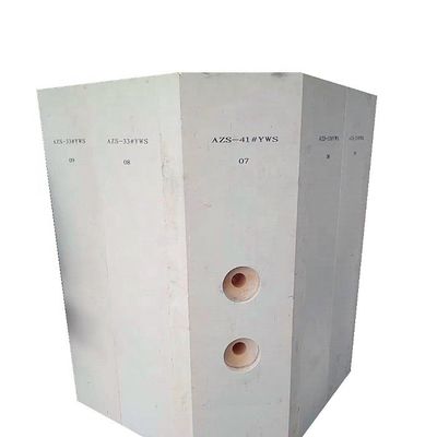 高いSiO2含有量 電気溶融耐火レンガ 白炉用アズレンガ