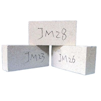 BULK DENSITY ≤0.5-1.3g/cm3 98% バブルジルコニアレンガ そして 90% 99% 高アルミナ バブルレンガ 絶縁レンガ