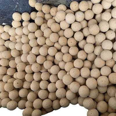 SiO2 含有量 0.1% 19mm ダイアアルミナ火熱性ボール 散装密度 2.25-2.65g/cm3