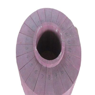 トップ-Al2O3-Cr2O3 耐火レンガ 温度炉用赤クロムコーランダムレンガ
