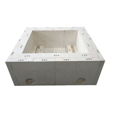 溶融火熱ブロック AZS33 AZS36 AZS41 ガラス炉の壁と底部用