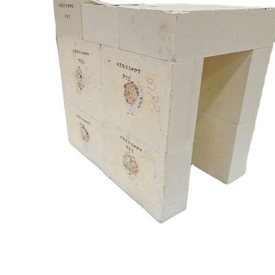 高温耐性耐火レンガ AZS 33 36 41 WS ガラス炉用ブロック