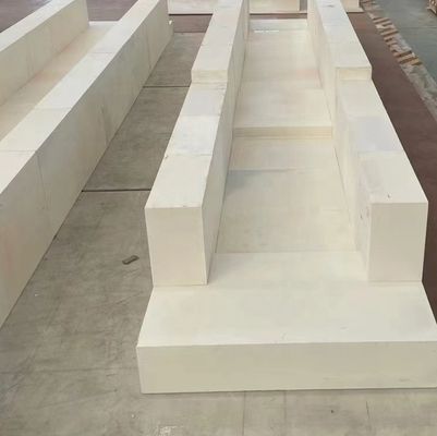 AZS33 ガラスの火炉の耐火ブロック